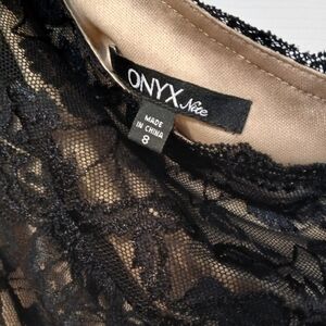 Onyx Nite Black Lace Dress